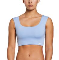 Nike Ess Crop Top Womens Blue UK Size L #REF16