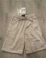 Nike Sportswear Logo Jersey Beige Shorts Unisex Kids Size Medium BNWT DO3383 008
