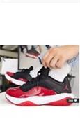 Nike Air Jordan 11 CMFT Low Trainers Bred Red Black DV2629-006 Womens Size Uk 6