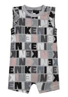 Nike Romper Sleeveless Baby Girls Bodysuit Grey Pink 3 to 9 Months New