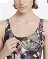 Nike Dri-FIT Women's Swoosh Femme Medium support Printed Sports Bra Small - S Regular