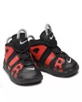 Nike Air More Uptempo TD Toddlers Infant DM0020-001 Size Uk 2.5 US 3C Red Black