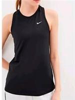 Nike Victory Womens Black Tank Top Vest Size UK Medium REF CL6