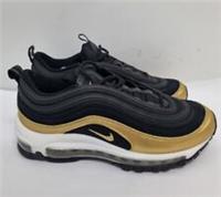 NIKE Air Max 97 Trainers Black Gold Junior UK 4 EU 36.5 23.5CM DHW