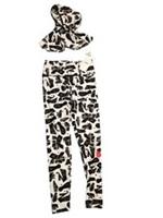 Nike Swim Hijab And Trousers Black White Pattern Slim Fit Size M - NEW - M Slim