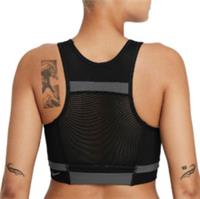 Nike Dry Fit Run DVSN Bra Ladies Black/Grey UK Size 8 #REF4