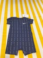 12 months Nikeromper blue logo new with tags