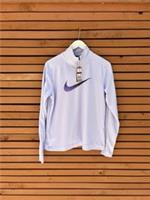 NIKE Dri Fit Lilac Purple Long Sleeve Running Top Zip Tick NEW BNWT Size Large