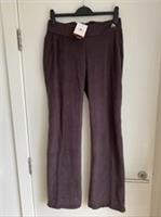 Nike ACG DEADSTOCK Brown Fleece Flare Bottoms Womens Size L UK 14 16 Corset BNWT - 14 - 16 Regular