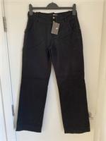 Nike Trousers Chinos Size 8/10 Straight Leg Black Cotton DEADSTOCK BNWT Womens - UK 8/10 Regular
