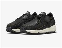 NIKE Air Footscape Woven PRM Black Croc FQ8129-010 Ladies Uk 6 EU 40 US 8.5