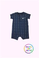 Nike Baby Romper 12 Months Navy Logo Print New with Tags RRP £21.99