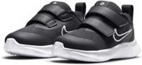 Nike Star Runner Kids Trainers Easy Close Baby Toddler Shoes Black / White