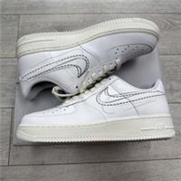 Nike Air Force 1 Trainers UK Size 9 White Smoke Grey Brand New FV0951 100