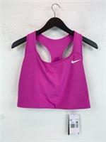 Nike Pink Sports Bra Dri-Fit Racerback Stretch Medium Support 2X - UK 28-30 NEW - 28 Plus