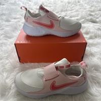 Nike Flex Runner 3 GS Trainers Cream & Pink Womens Running Size 6 UK Brand New