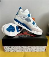 🔥Brand New Nike Air Jordan 4 Retro Trainers Industrial Blue UK 8 US 9🔥