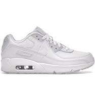 Nike Air Max 90 Trainers Boys White UK 3 US 3.5Y REFCRS57