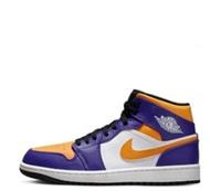 Adult's Nike Air Jordan 1 Mid "Lakers OG Colourway" 9 Uk / 10 Us