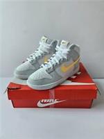 BNIB Women's Nike Dunk High Pure Platinum/Melon Tint-White Trainers UK Size 6