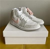 🔥Brand New Air Jordan 1 Mid SE Retro Trainers W Iron Ore Pink Grey UK 8 🔥