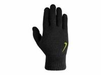 Nike Ya Youth swoosh knit gloves Embroidered swoosh logo grip comfort kids grey