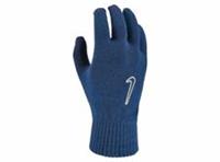 Nike Mens Gloves Knitted Tech and grip Running Sports Winter Warm Adults Blue