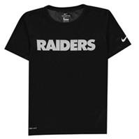 Nike T-Shirt Boys Raiders Black Dri-Fit Youth Sizes Brand New 100% Genuine