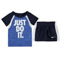 Nike JUST DO IT Summer Set Infant Kids T-Shirt & Short Full Set Size 3-6 Months