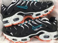 NIKE AIR MAX PLUS (GS) TUNED TRAINERS UK 4 EU 36.5 BLACK ORANGE CD0609-014