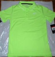 Nike Youth Unisex Academy Polo Lime Green Size 10-15 Years Lime Green Dri-Fit