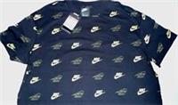 NIKE WOMANS PLUS SIZE LOGO CROPPED SIZE S--M--L -- BLACK/GOLD NIKE LOGO - S Plus