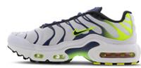 Nike Tuned 1 Air Max Plus Juniors TN-CD0609 101-White Black Forest Green 5.5- -6