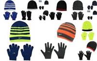 NIKE Kids Unisex Boy/Girls Nike Stylish Snow Beanie Hat And Gloves Set AGE 4-13