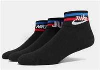 Nike 3 pair Ankle Everyday Plus sports socks Lightweight Ankle UK 2-5