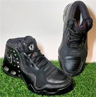 RARE Nike Air Force Airmax 180 Shoe Boot Trainers Mens Mid Black Leather Size 6