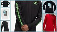 Nike Air Jordan Ultra RED Jordan logo Long Sleeve T-Shirt Top AGE10-12 -14-15-16