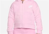 New NIKE Unisex CLASSICS hoodie Age - 5-6 / 6-7 Years Pink Black White