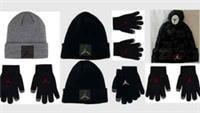 NIKE Jordan Genuine Stylish Snow Beanie Hat And Gloves Set AGE 4-7 Child Unisex