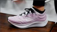 NIKE ZOOM FLY 3 RUNNING TRAINERS UK 2.5 EU 35.5 ICED LILAC AT8241-501 RUN