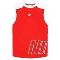 NIKE VEST Boys Nike Cotton Swoosh Just Do It T Shirt Top Size Age 13-14 TANK TOP