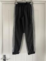 NIKE BOYS BLACK/GREY WOVEN TRACKSUIT BOTTOMS UK SIZE SMALL BNWT