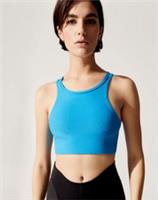 NIKE LAB SPORTS BRA SIZE SMALL GYM CROP TOP BLUE TRAINING AQ9471-469 - S Regular