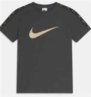 Nike Air Block Infant Boys Nike T Shirt Swoosh Top Size Age 6-7 Dark/Smoke/Grey