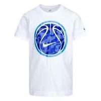Nike Air Block Infant Boys Nike T Shirt Swoosh Top Size Age 2-7 white/blue