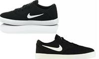 New Mens Nike Sb Check Canvis Suede Trainers Skate Shoes Black size 7-