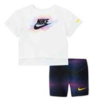 NIKE Girl INFAINTS CLASSIC t shirt/Short Set Age-6-12 -12-18-24 MONTH