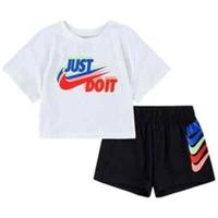 Nike infants NIKE 3 TICKS Boys Tee T-shirt And Shorts Set 12 -18-24 Months