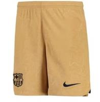 NIKE Barcelona Away Shorts (Gold) - Kids 128-137cm RRP £34.99 CL13