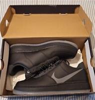 Nike Air Force 1 07 LV8 3 Black/Silver Lilac Anthracite UK 7 / US 8 Brand New
